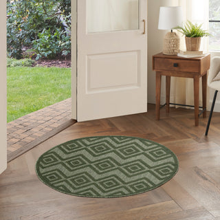 The Rug Corner Nourison Home Versatile NRV01 GREEN Area Rugs  