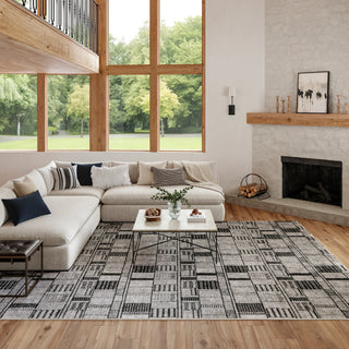 Nourison Home - Nordic Black/Grey Area Rug NRC04
