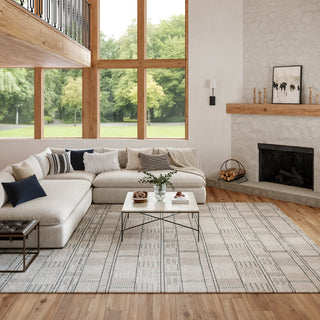 The Rug Corner Nourison Home Nordic NRC04 IVGRY Area Rugs  
