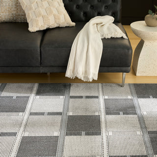 The Rug Corner Nourison Home Nordic NRC09 GRYBK Area Rugs  