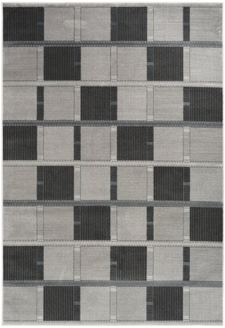 The Rug Corner Nourison Home Nordic NRC09 GRYBK Area Rugs  