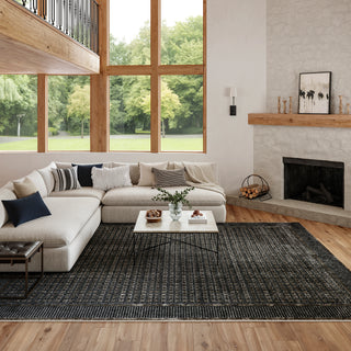 The Rug Corner Nourison Home Nordic NRC03 BKTAU Area Rugs  