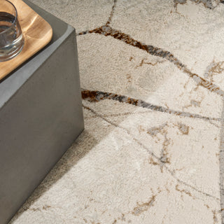 The Rug Corner Calvin Klein Calvin Klein Compass - Ivory/Multi Area Rug CMP04  