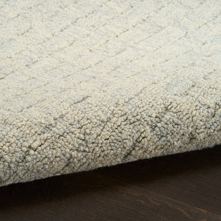 The Rug Corner DKNY Pure Grids PGR01 LTBLU Area Rugs  