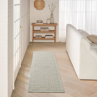 The Rug Corner DKNY Pure Grids PGR01 LTBLU Area Rugs  