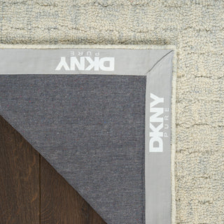 The Rug Corner DKNY Pure Grids PGR01 LTBLU Area Rugs  