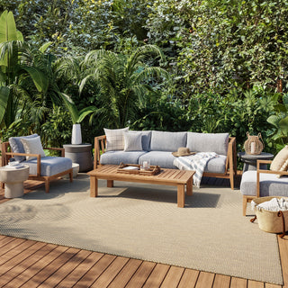 The Rug Corner Nourison Home Nourison Home - Courtyard Jute/Ivory Area Rug COU01  