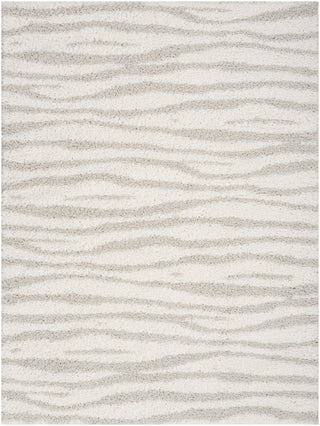 Nourison Home - Modern Shag Ivory/Green Area Rug MMD05