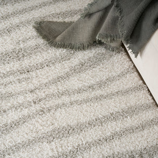 Nourison Home - Modern Shag Ivory/Green Area Rug MMD05