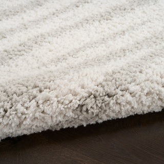 Nourison Home - Modern Shag Ivory/Green Area Rug MMD05