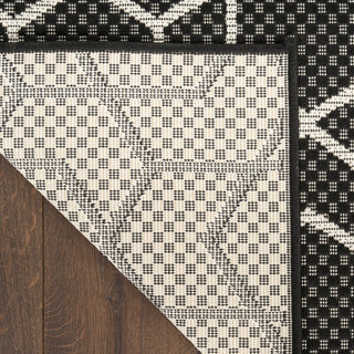 The Rug Corner Nourison Home Horizon Indoor/Outdoor 2' x 3' Black Area Rug Horizon Indoor/Outdoor HOZ01 BLACK Area Rugs  
