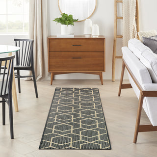 The Rug Corner Nourison Home Horizon Indoor/Outdoor HOZ01 CHARC Area Rugs  