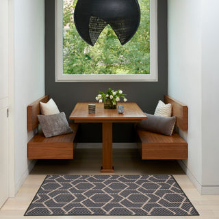 The Rug Corner Nourison Home Horizon Indoor/Outdoor HOZ01 CHARC Area Rugs  