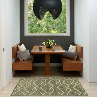 The Rug Corner Nourison Home Horizon Indoor/Outdoor HOZ01 GREEN Area Rugs  