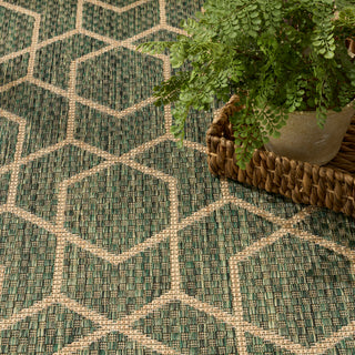 The Rug Corner Nourison Home Horizon Indoor/Outdoor HOZ01 GREEN Area Rugs  