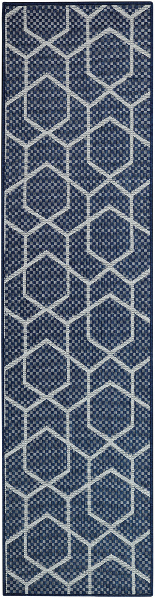 The Rug Corner Nourison Home Horizon Indoor/Outdoor HOZ01 NAVY Area Rugs  