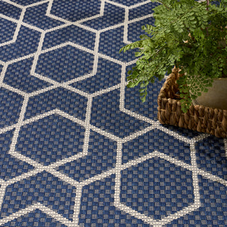 The Rug Corner Nourison Home Horizon Indoor/Outdoor HOZ01 NAVY Area Rugs  