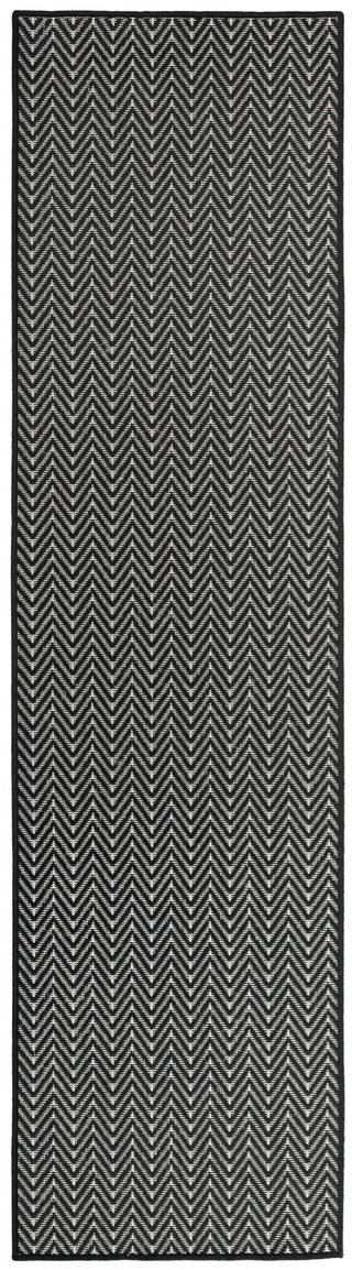 The Rug Corner Nourison Home Horizon Indoor/Outdoor 2' x 3' Black Area Rug Horizon Indoor/Outdoor HOZ02 BLACK Area Rugs  