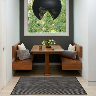 The Rug Corner Nourison Home Horizon Indoor/Outdoor 2' x 3' Black Area Rug Horizon Indoor/Outdoor HOZ02 BLACK Area Rugs  