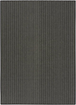 The Rug Corner Nourison Home Horizon Indoor/Outdoor 2' x 3' Black Area Rug Horizon Indoor/Outdoor HOZ02 BLACK Area Rugs  