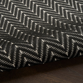 The Rug Corner Nourison Home Horizon Indoor/Outdoor 2' x 3' Black Area Rug Horizon Indoor/Outdoor HOZ02 BLACK Area Rugs  