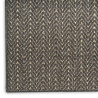 The Rug Corner Nourison Home Horizon Indoor/Outdoor 2' x 3' Charcoal Area Rug Horizon Indoor/Outdoor HOZ02 CHARC Area Rugs  