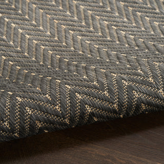 The Rug Corner Nourison Home Horizon Indoor/Outdoor 2' x 3' Charcoal Area Rug Horizon Indoor/Outdoor HOZ02 CHARC Area Rugs  