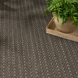 The Rug Corner Nourison Home Horizon Indoor/Outdoor 2' x 3' Charcoal Area Rug Horizon Indoor/Outdoor HOZ02 CHARC Area Rugs  
