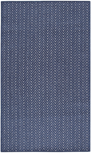 The Rug Corner Nourison Home Nourison Home - Horizon Indoor/Outdoor Navy Area Rug HOZ02  