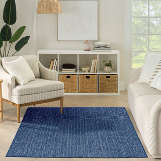 The Rug Corner Nourison Home Nourison Home - Horizon Indoor/Outdoor Navy Area Rug HOZ02  