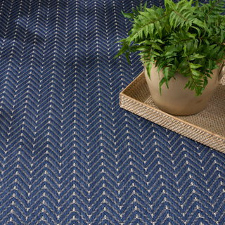 The Rug Corner Nourison Home Nourison Home - Horizon Indoor/Outdoor Navy Area Rug HOZ02  