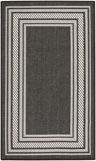The Rug Corner Nourison Home Nourison Home - Horizon Indoor/Outdoor Black Area Rug HOZ03  