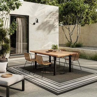 The Rug Corner Nourison Home Nourison Home - Horizon Indoor/Outdoor Black Area Rug HOZ03  