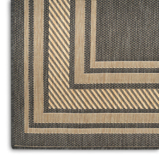 The Rug Corner Nourison Home Horizon Indoor/Outdoor 2' x 3' Charcoal Area Rug Horizon Indoor/Outdoor HOZ03 CHARC Area Rugs  
