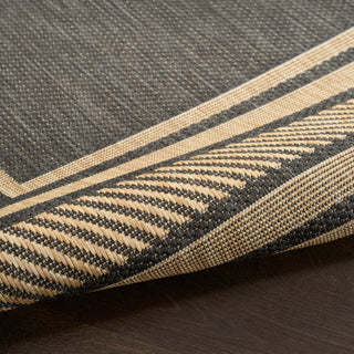 The Rug Corner Nourison Home Horizon Indoor/Outdoor 2' x 3' Charcoal Area Rug Horizon Indoor/Outdoor HOZ03 CHARC Area Rugs  