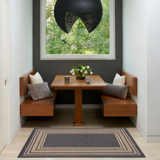 The Rug Corner Nourison Home Horizon Indoor/Outdoor 2' x 3' Charcoal Area Rug Horizon Indoor/Outdoor HOZ03 CHARC Area Rugs  