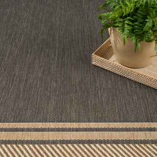 The Rug Corner Nourison Home Horizon Indoor/Outdoor 2' x 3' Charcoal Area Rug Horizon Indoor/Outdoor HOZ03 CHARC Area Rugs  