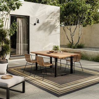 The Rug Corner Nourison Home Horizon Indoor/Outdoor 2' x 3' Charcoal Area Rug Horizon Indoor/Outdoor HOZ03 CHARC Area Rugs  