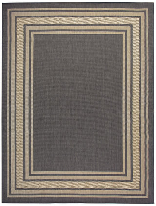 The Rug Corner Nourison Home Horizon Indoor/Outdoor 2' x 3' Charcoal Area Rug Horizon Indoor/Outdoor HOZ03 CHARC Area Rugs  
