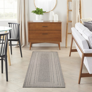The Rug Corner Nourison Home Horizon Indoor/Outdoor HOZ03 GREY Area Rugs  