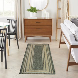 The Rug Corner Nourison Home Horizon Indoor/Outdoor 2' x 3' Green Area Rug Horizon Indoor/Outdoor HOZ03 GREEN Area Rugs  