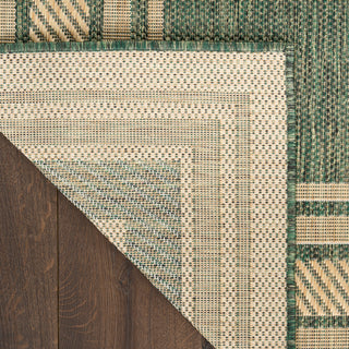 The Rug Corner Nourison Home Horizon Indoor/Outdoor 2' x 3' Green Area Rug Horizon Indoor/Outdoor HOZ03 GREEN Area Rugs  