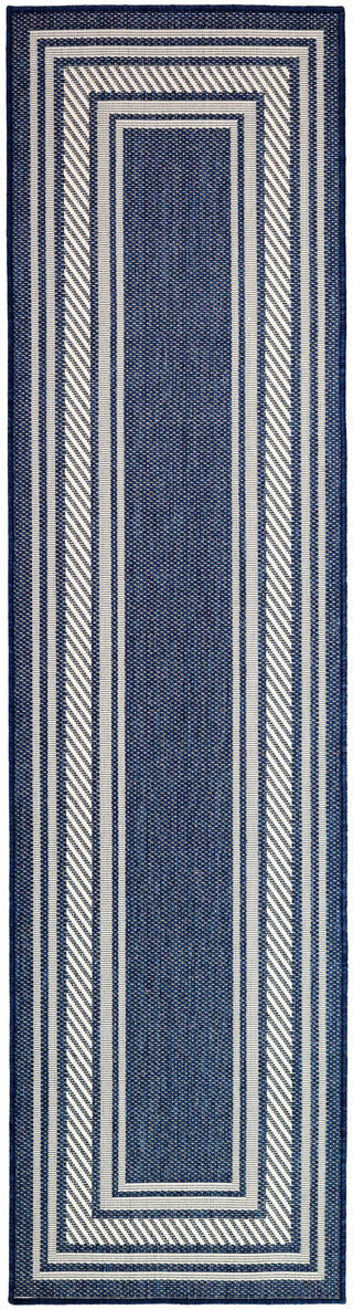 The Rug Corner Nourison Home Horizon Indoor/Outdoor 2' x 3' Navy Area Rug Horizon Indoor/Outdoor HOZ03 NAVY Area Rugs  