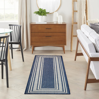 The Rug Corner Nourison Home Horizon Indoor/Outdoor 2' x 3' Navy Area Rug Horizon Indoor/Outdoor HOZ03 NAVY Area Rugs  