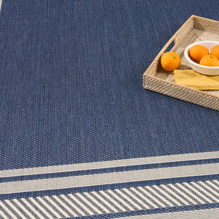 The Rug Corner Nourison Home Horizon Indoor/Outdoor 2' x 3' Navy Area Rug Horizon Indoor/Outdoor HOZ03 NAVY Area Rugs  