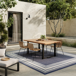 The Rug Corner Nourison Home Horizon Indoor/Outdoor 2' x 3' Navy Area Rug Horizon Indoor/Outdoor HOZ03 NAVY Area Rugs  