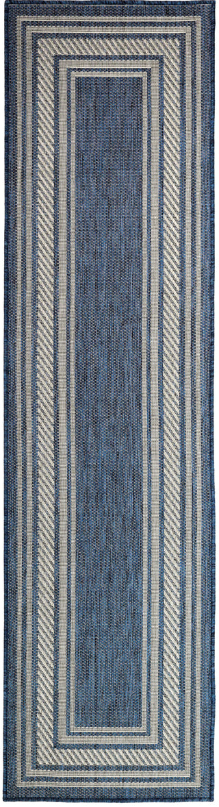 The Rug Corner Nourison Home Horizon Indoor/Outdoor 2' x 3' Denim Area Rug Horizon Indoor/Outdoor HOZ03 DENIM Area Rugs  