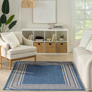The Rug Corner Nourison Home Horizon Indoor/Outdoor 2' x 3' Denim Area Rug Horizon Indoor/Outdoor HOZ03 DENIM Area Rugs  