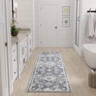 The Rug Corner Nourison Home Astra Machine Washable ASW19 DENIM Area Rugs  
