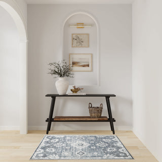 The Rug Corner Nourison Home Astra Machine Washable ASW19 DENIM Area Rugs  